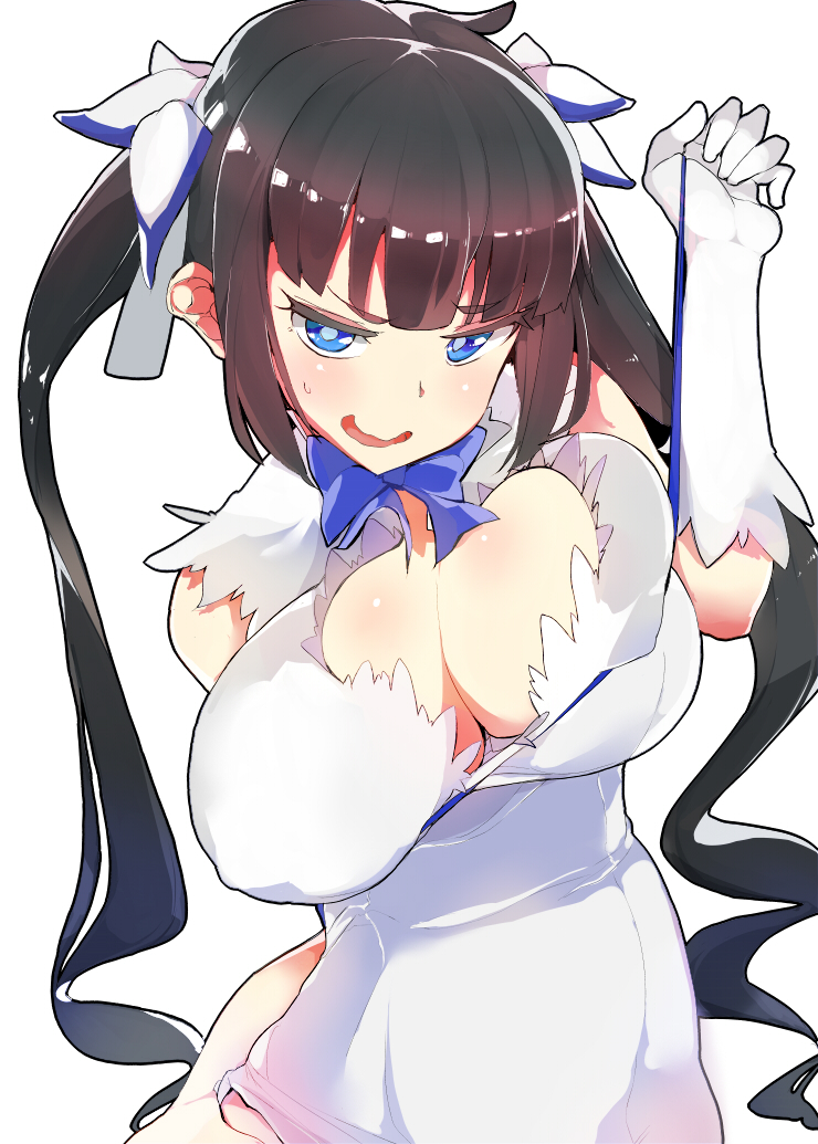 hestia (dungeon ni deai wo motomeru no wa machigatteiru darou ka) drawn by eightman