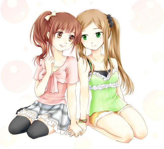 igarashi kyoko and matsuyama kumiko (idolmaster and 1 more) drawn by saya_(chocolate_capsule)