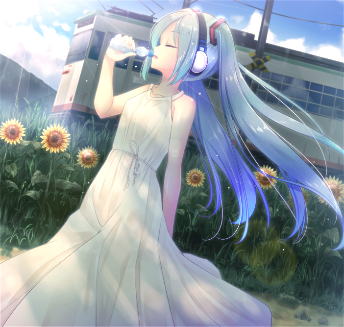 hatsune miku (vocaloid) drawn by akane_hazuki