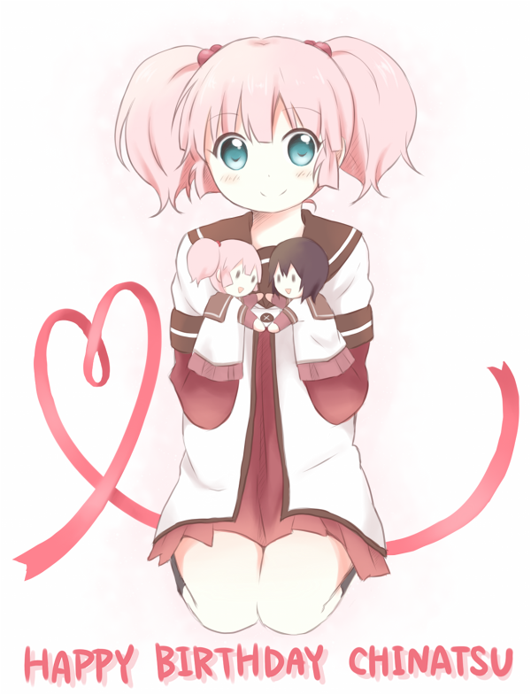 funami yui and yoshikawa chinatsu (yuruyuri) drawn by sasakura07_(sskr07)
