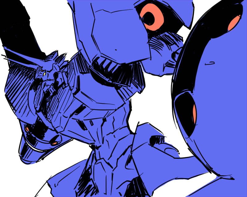 nebula engine impacter (captain earth) drawn by ootsuka_ken