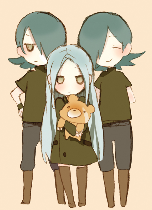 allelujah haptism, soma peries, and hallelujah haptism (gundam and 1 more) drawn by hagiko