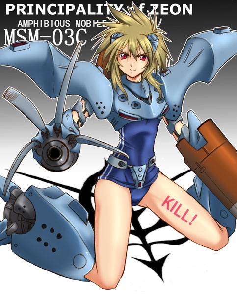 hygogg (gundam and 1 more) drawn by kaiga