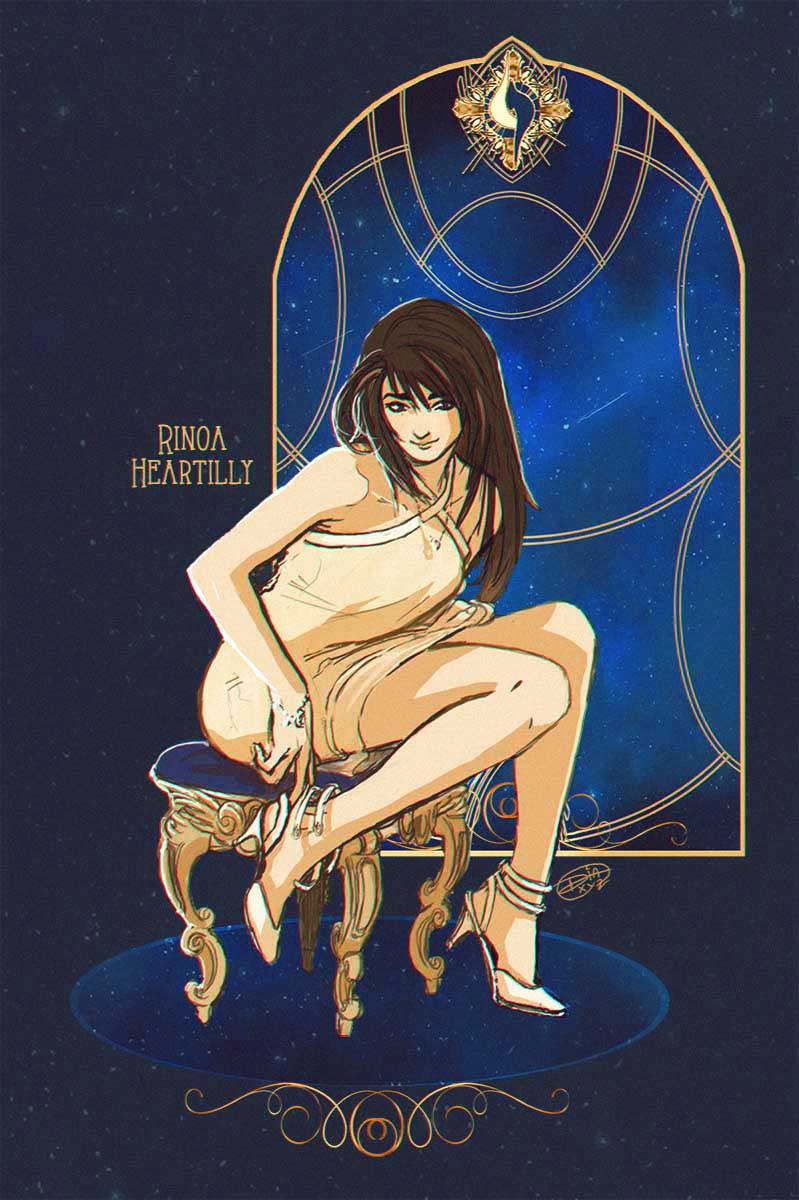 rinoa heartilly (final fantasy and 1 more) drawn by diana_mercolini