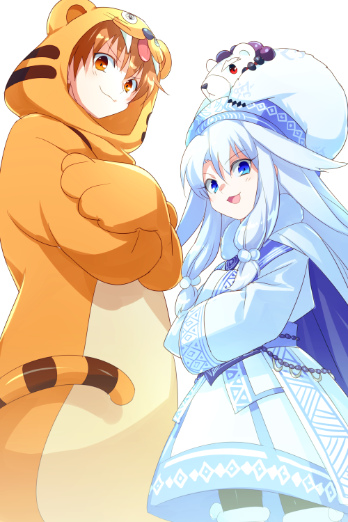 sitonai, jaguarman, and shirou (fate and 1 more) drawn by echo_(circa)