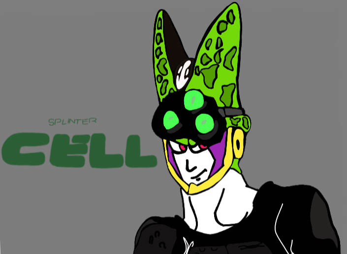 cell, perfect cell, and sam fisher (dragon ball and 2 more)