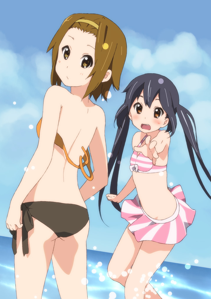 nakano azusa and tainaka ritsu (k-on!) drawn by errant