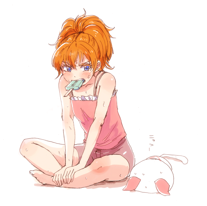 houjou hibiki and hummy (precure and 1 more) drawn by azuma_yukihiko