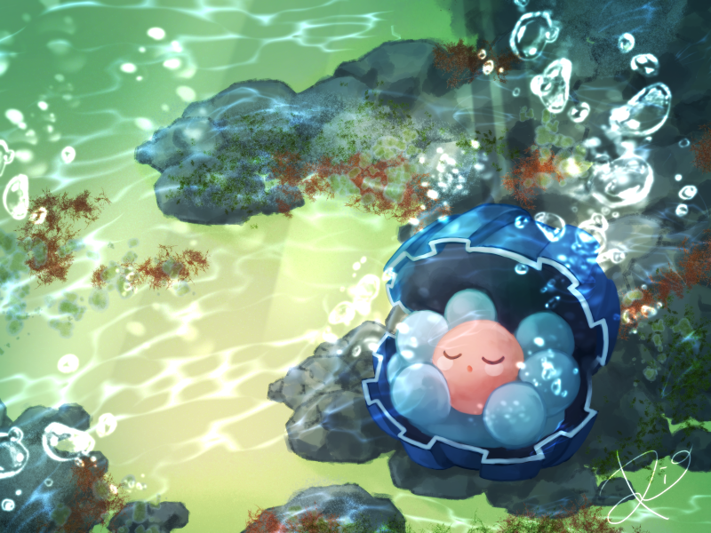 clamperl (pokemon) drawn by rigu_(what_will_be_will_be!)