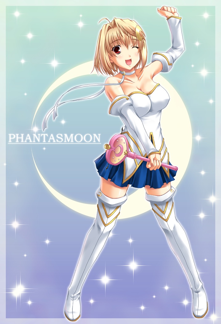 arcueid brunestud and phantas-moon (tsukihime and 1 more) drawn by miyai_sen