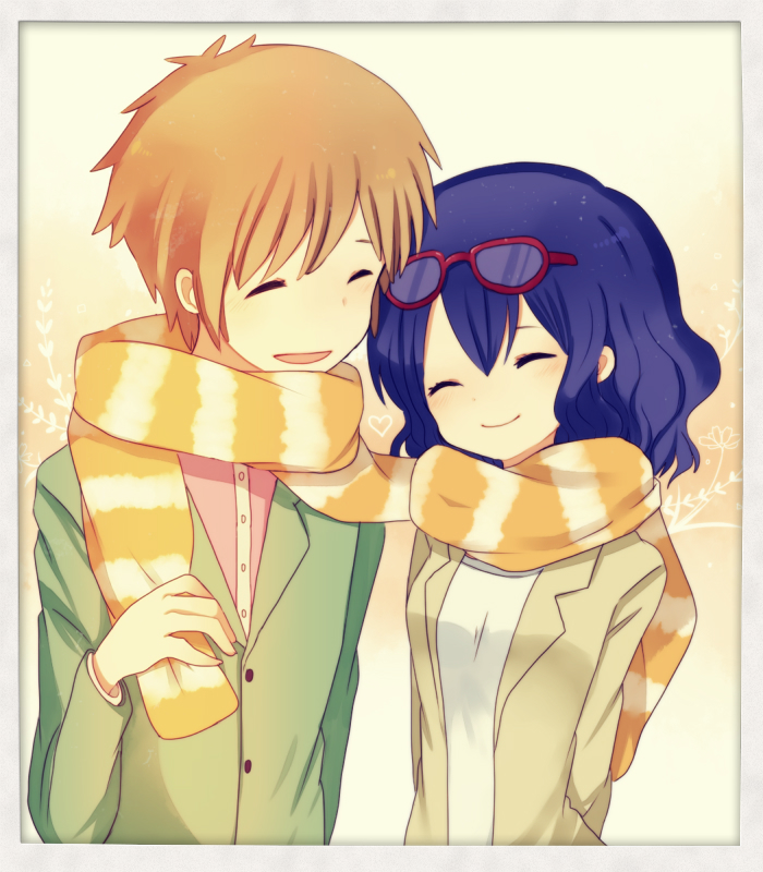 otonashi haruna and tachimukai yuuki (inazuma eleven go and 1 more) drawn by ayu_(mog)