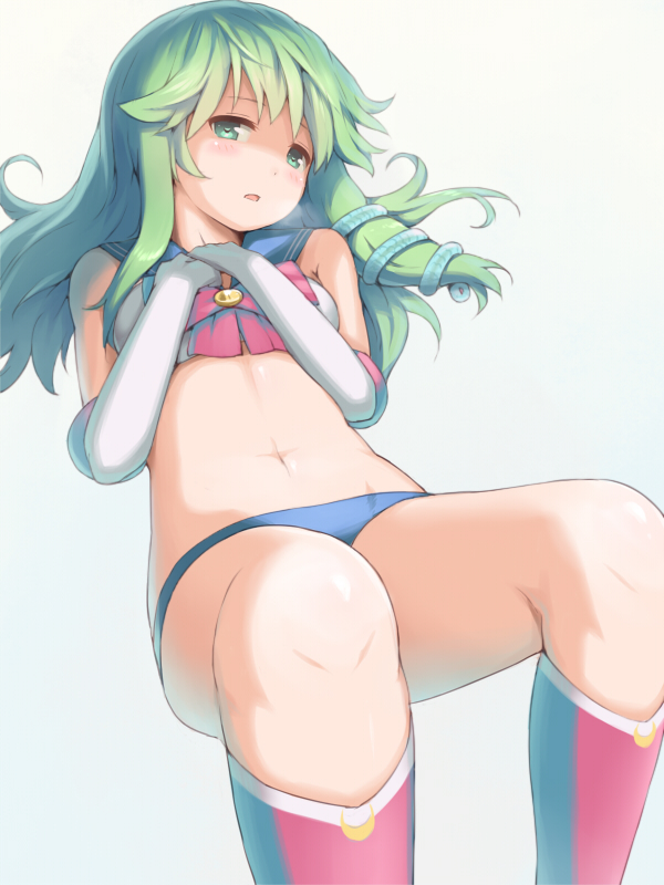 kochiya sanae, moriya suwako, and sailor moon (touhou and 1 more) drawn by nichiki