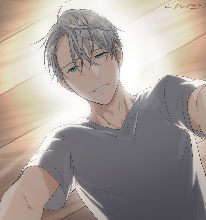 viktor nikiforov (yuri!!! on ice) drawn by gearous