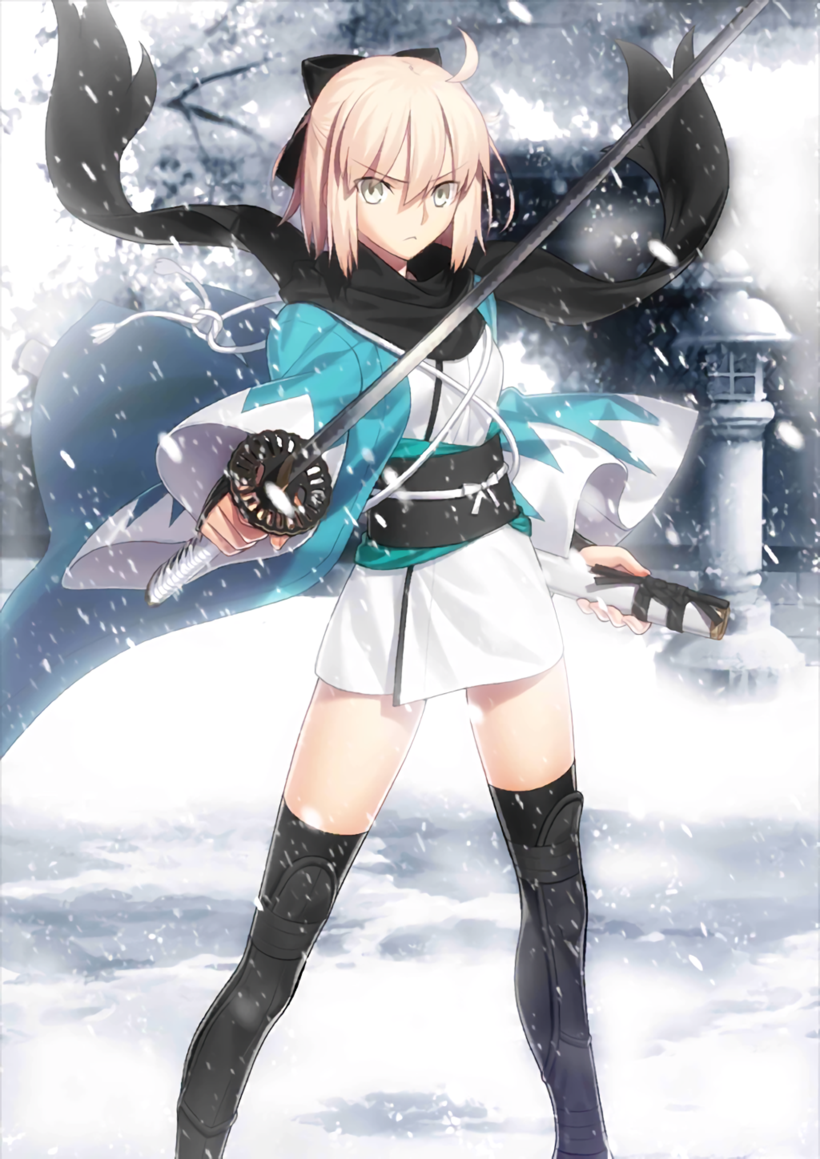 okita souji (fate and 1 more) drawn by takeuchi_takashi