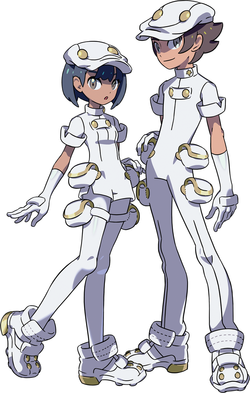 aether foundation employee (pokemon and 1 more) drawn by take_(takegarou)