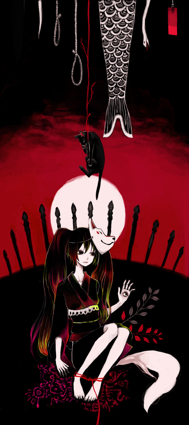 hatsune miku (vocaloid and 1 more) drawn by clona
