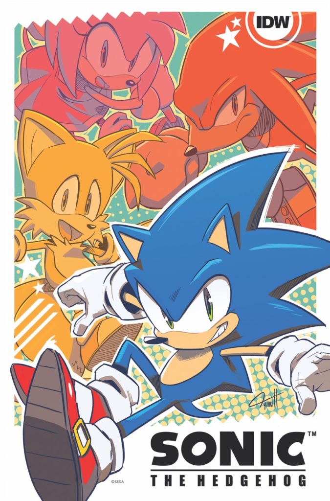 sonic the hedgehog, amy rose, tails, and knuckles the echidna (sonic and 1 more) drawn by tyson_hesse