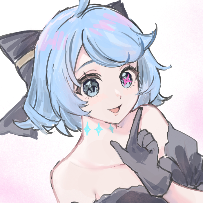 gwen (league of legends) drawn by lazy_(maedow_9)