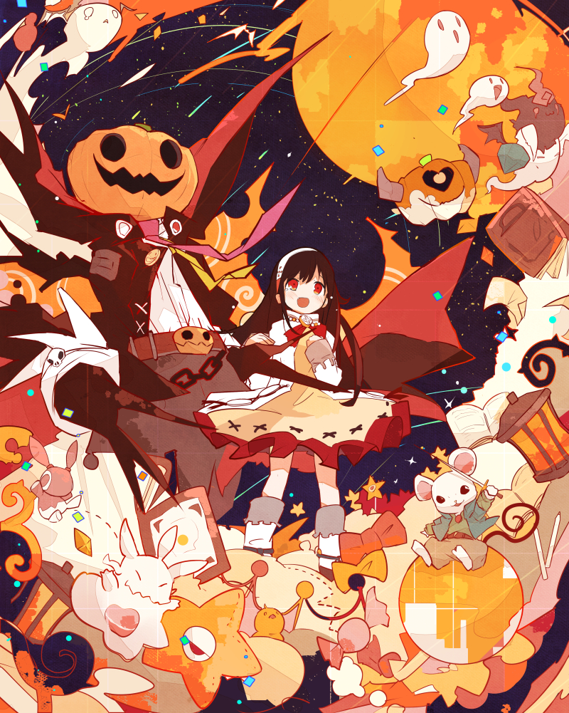 citrouille, squeak, and cosette (merc storia) drawn by nishinoda
