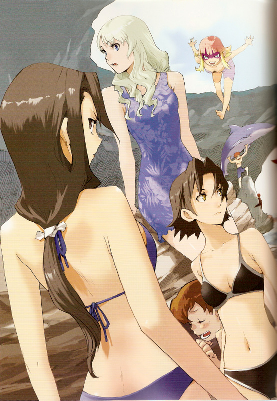 chane laforet, claire stanfield, and edith (baccano!) drawn by enami_katsumi