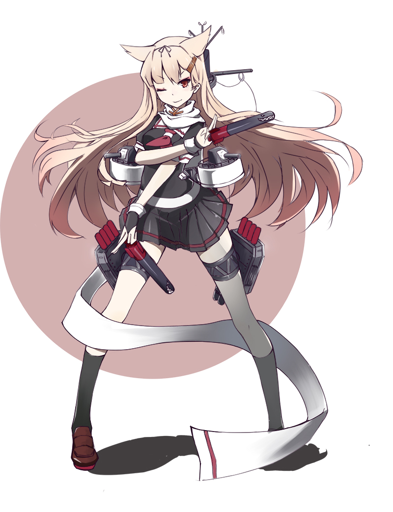 yuudachi and yuudachi kai ni (kantai collection) drawn by chenilelo