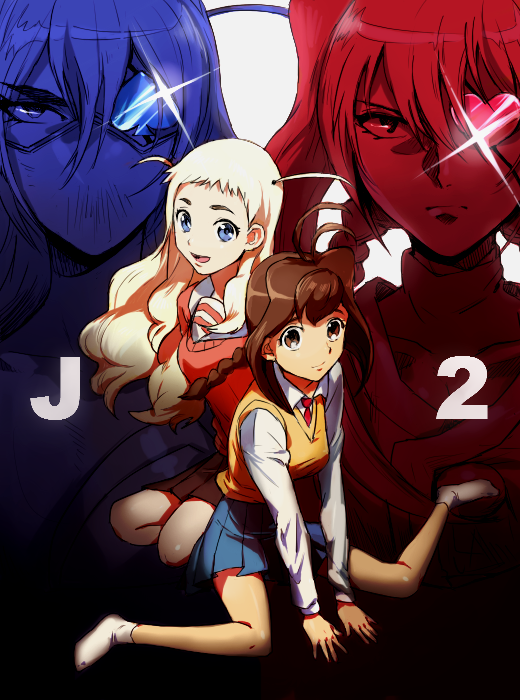 nanohana jiyuu and yagyuu freesia (jubei-chan) drawn by jenny_(praesepe)