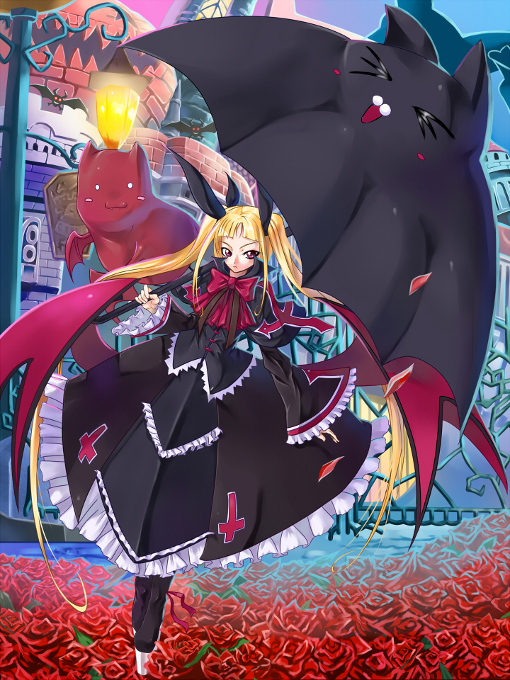 rachel alucard, gii, and nago (blazblue) drawn by con-tex