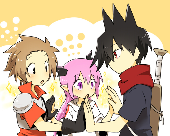 alba, ruki, and ross (sen'yuu.) drawn by ss1313