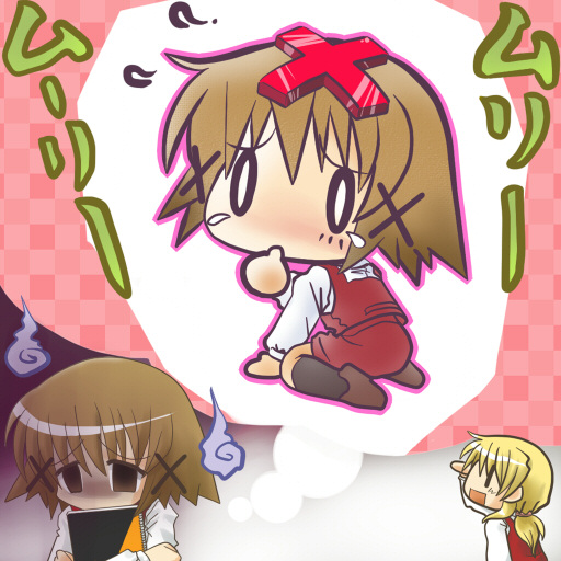 yuno, miyako, and x character (hidamari sketch and 1 more) drawn by totoka