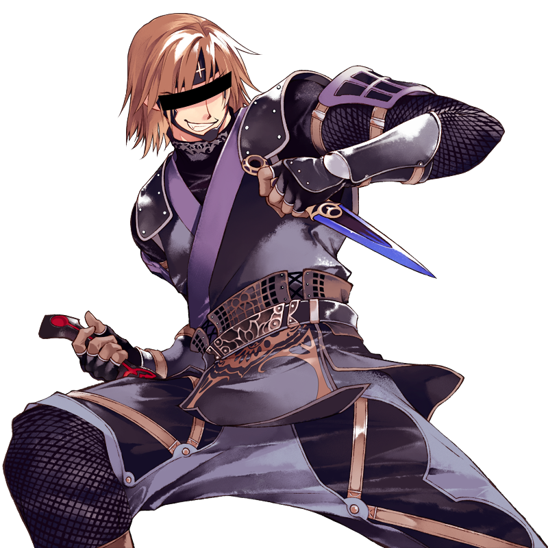 ninja and kitanai ninja (final fantasy and 1 more) drawn by sumi_keiichi