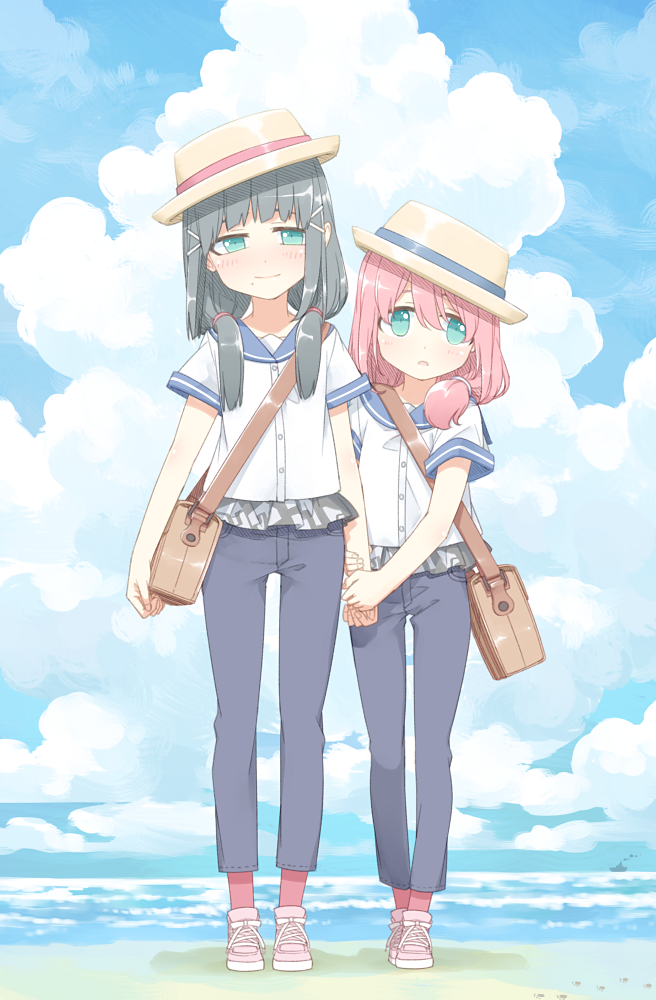 kurosawa dia and kurosawa ruby (love live! and 1 more) drawn by sakuraba_yuuki