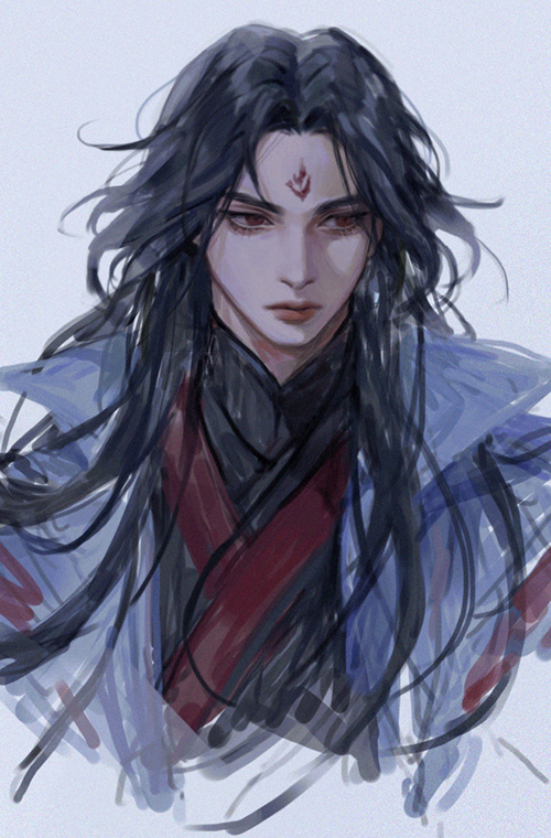 luo binghe (renzha fanpai zijiu xitong) drawn by zero_q_0q