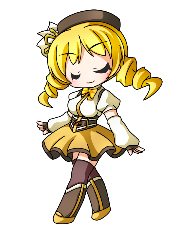 tomoe mami (mahou shoujo madoka magica) drawn by shinjitsu