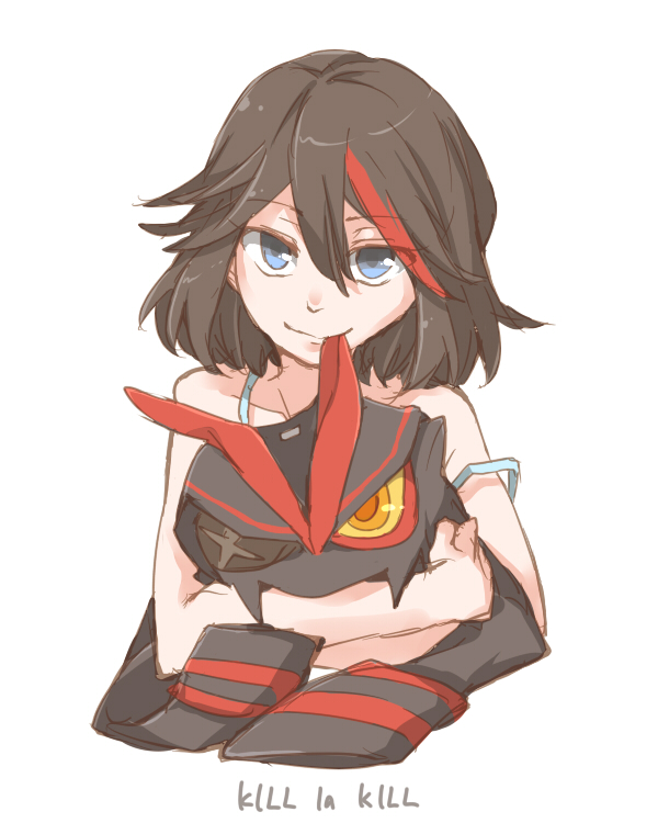 matoi ryuuko and senketsu (kill la kill) drawn by ginshachi