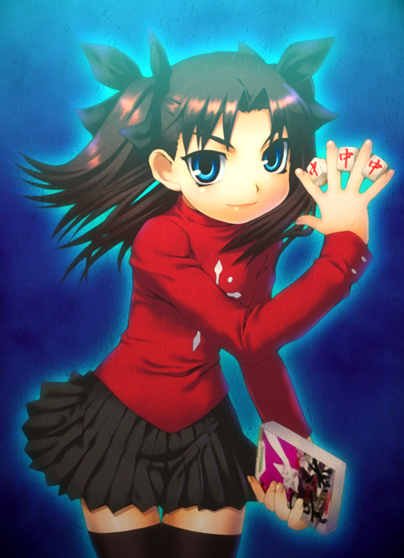 tohsaka rin (fate and 1 more) drawn by soshina_nohito