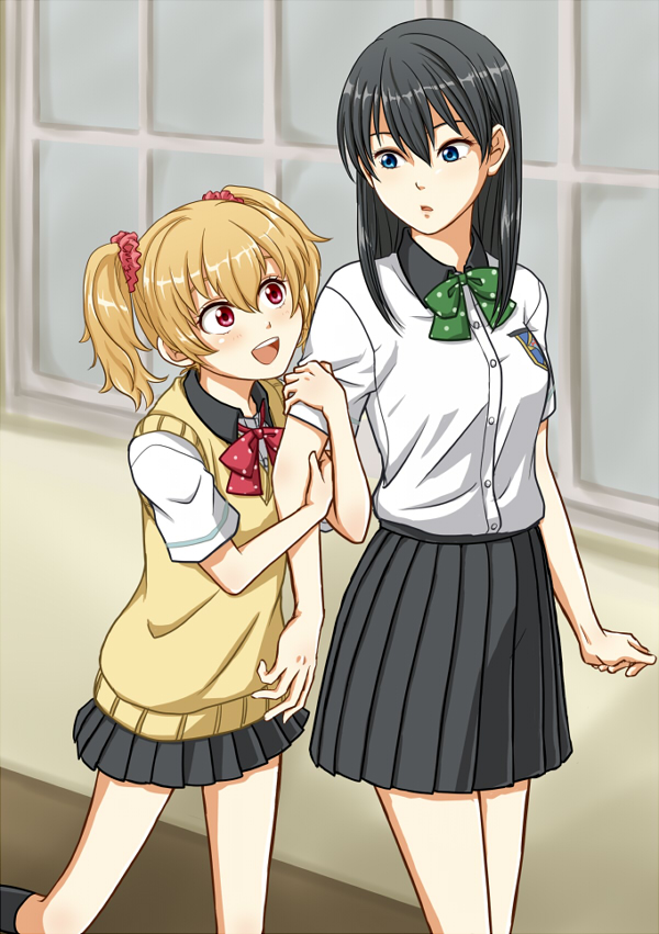 nanase haruka and hazuki nagisa (free!) drawn by husahusa