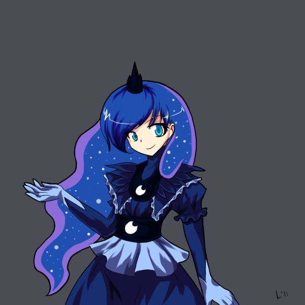 princess luna (my little pony and 1 more) drawn by leimi