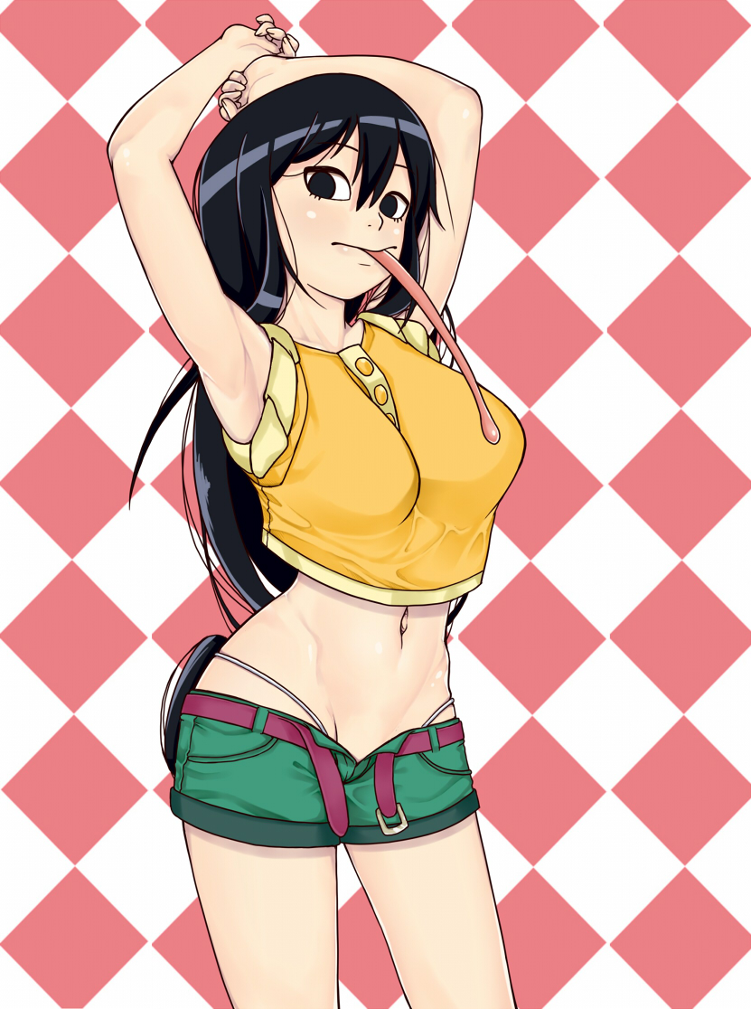 asui tsuyu (boku no hero academia) drawn by ttrop