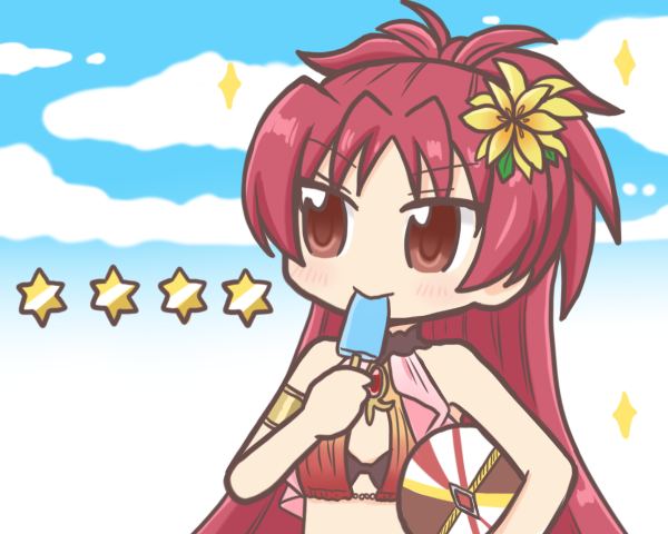 sakura kyoko (mahou shoujo madoka magica and 1 more) drawn by reverse_(bluefencer)