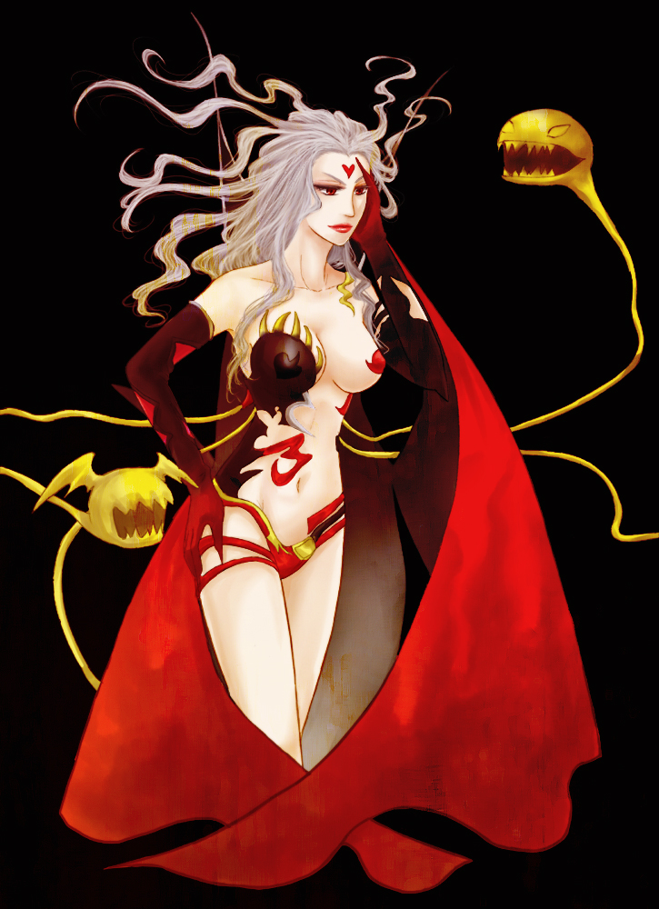 cloud of darkness (final fantasy and 2 more) drawn by taramaki