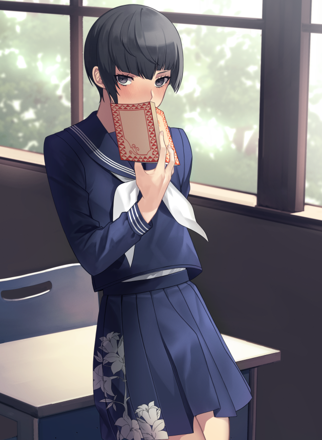 protagonist (shin megami tensei and 1 more) drawn by morimiya_(kuroro)