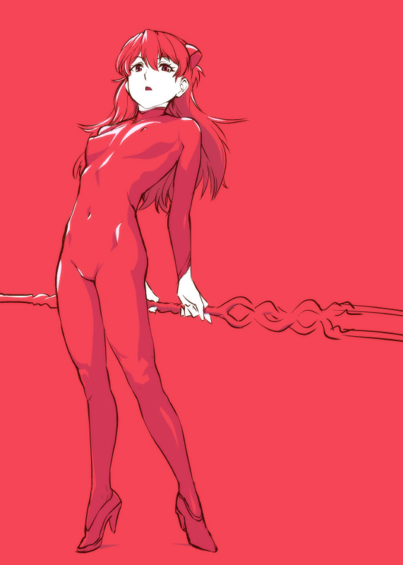 souryuu asuka langley (neon genesis evangelion) drawn by ueyama_michirou