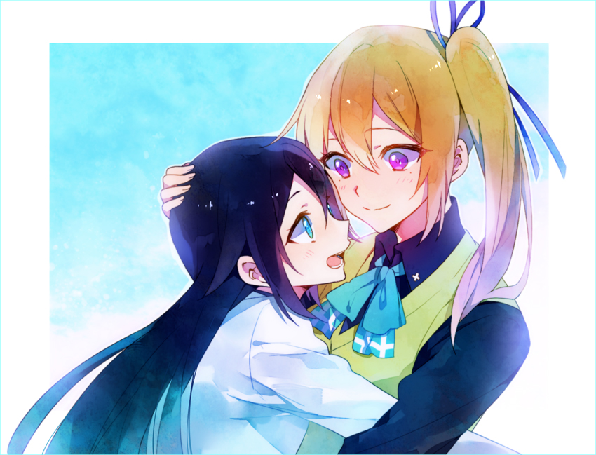 kawakami mai and izumi reina (musaigen no phantom world) drawn by wm32