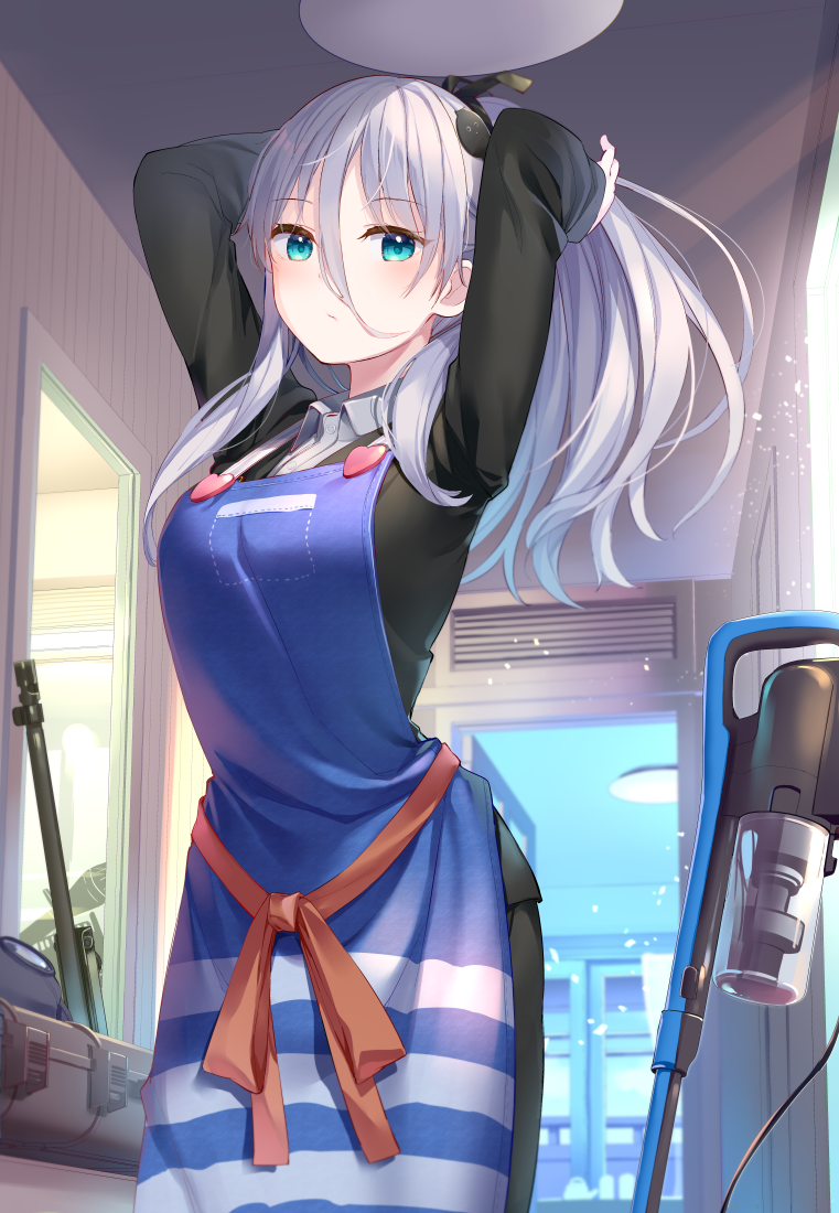 setsuna (haikei... koroshiya-san to kekkon shimashita) drawn by kosaka_donten