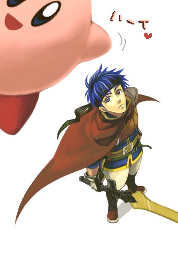 kirby and ike (fire emblem and 3 more)