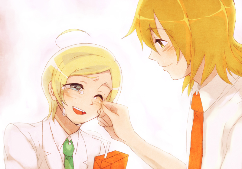 cubic galois and jikukawa souji (phi brain puzzle of god) drawn by secondmind