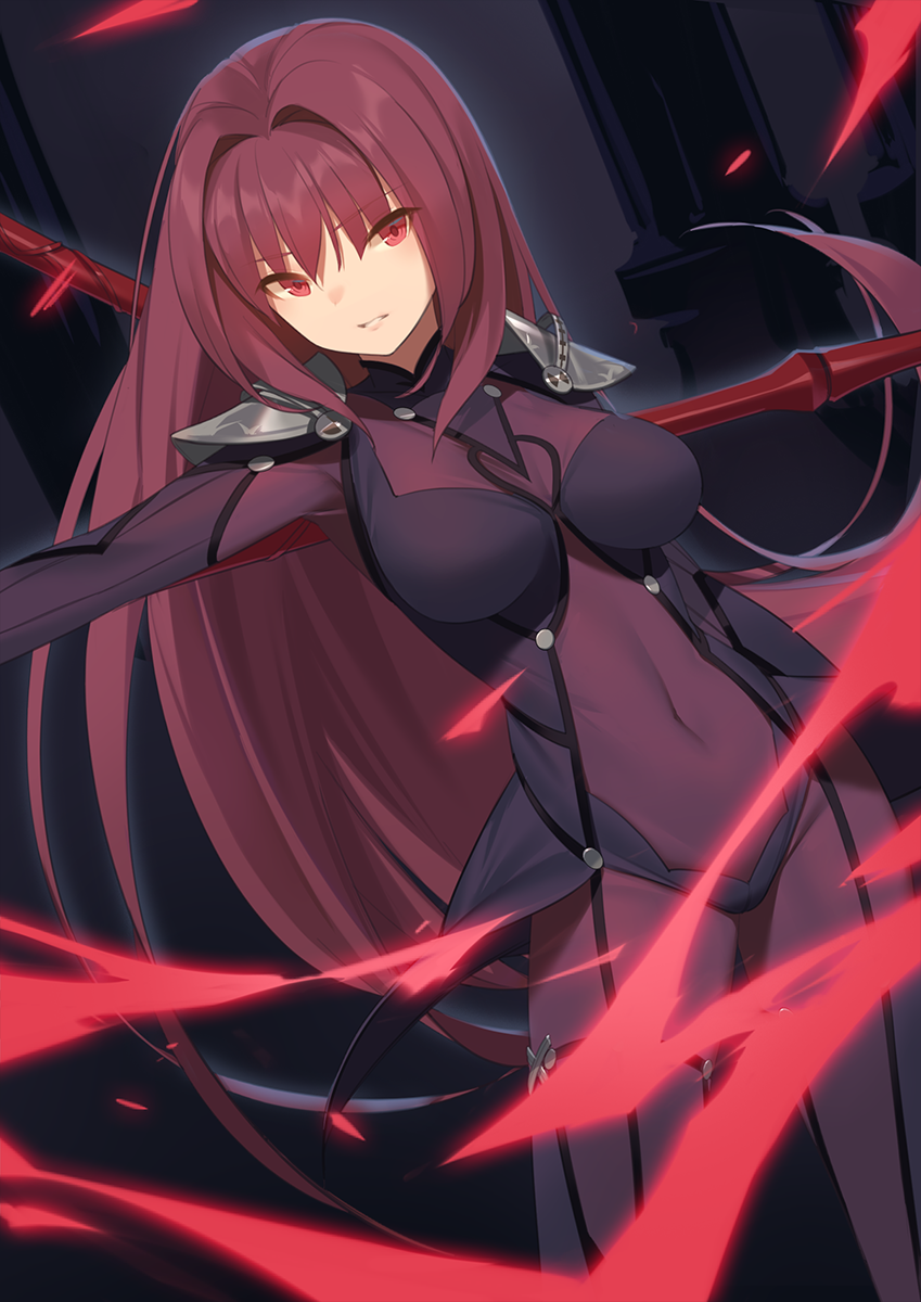 scathach (fate and 1 more) drawn by chiiio