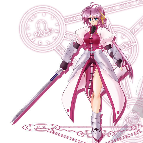 signum and laevatein (lyrical nanoha and 2 more)