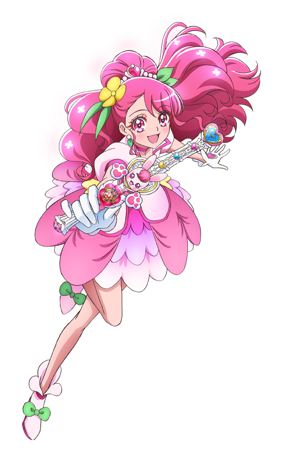 hanadera nodoka, cure grace, and rabirin (precure and 1 more)