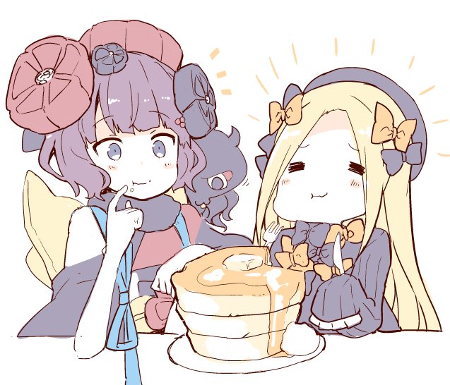 abigail williams, katsushika hokusai, and tokitarou (fate and 1 more) drawn by nanateru